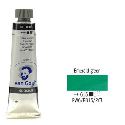 Van Gogh 40ml Yağlı Boya Seri:1 No:615 Emerald Green