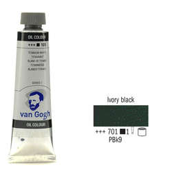 Van Gogh - Van Gogh 40ml Yağlı Boya Seri:1 No:701 Ivory Black