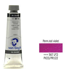 Van Gogh - Van Gogh 40ml Yağlı Boya Seri:2 No:567 Permanent Red Violet