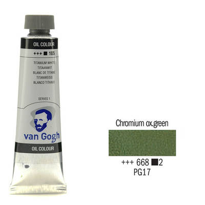 Van Gogh 40ml Yağlı Boya Seri:2 No:668 Chromium ox Green