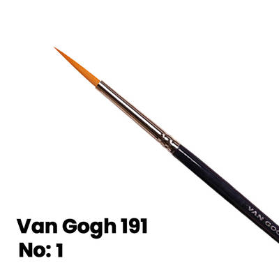 Van Gogh Sulu Boya Fırçası Yuvarlak Uçlu Seri 191 No 1