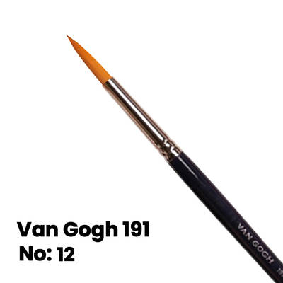 Van Gogh Sulu Boya Fırçası Yuvarlak Uçlu Seri 191 No 12