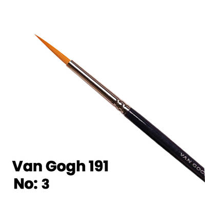 Van Gogh Sulu Boya Fırçası Yuvarlak Uçlu Seri 191 No 3