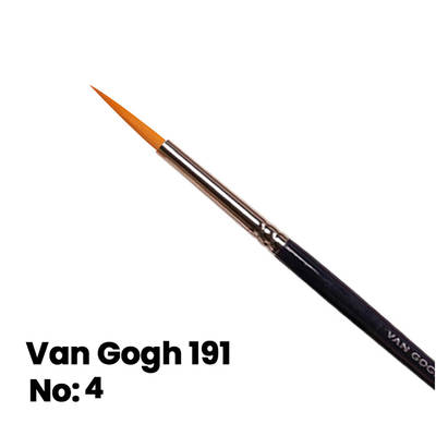 Van Gogh Sulu Boya Fırçası Yuvarlak Uçlu Seri 191 No 4