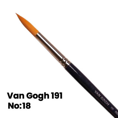 Van Gogh Sulu Boya Fırçası Yuvarlak Uçlu Seri 191 No 18