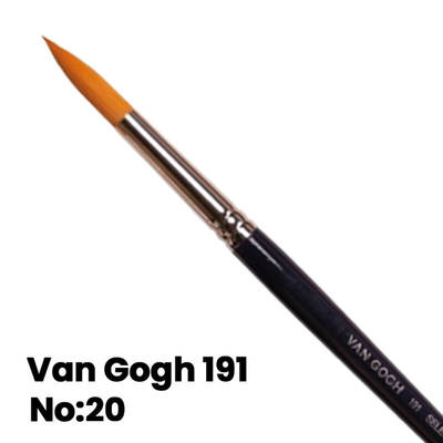 Van Gogh Sulu Boya Fırçası Yuvarlak Uçlu Seri 191 No 20