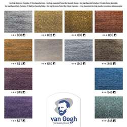 Van Gogh Sulu Boya Seti 12 Yarım Tablet Metalik Renkler - 3