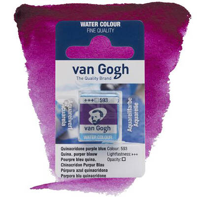 Van Gogh Tablet Sulu Boya Yedek Oulna Puple Blue 593