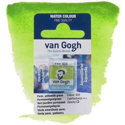 Van Gogh - Van Gogh Tablet Sulu Boya Yedek Perm Yellowish Green 633