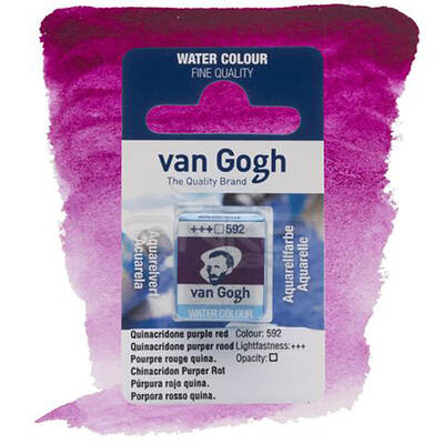 Van Gogh Tablet Sulu Boya Yedek Qulna Purple Red 592
