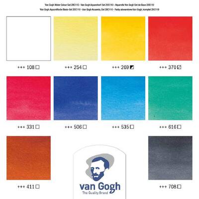 Van Gogh Tüp Sulu Boya Seti 10lu 20820110