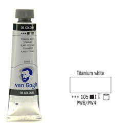 Van Gogh - Van Gogh 40ml Yağlı Boya Seri:1 No:105 Titanium White