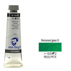 Van Gogh - Van Gogh 40ml Yağlı Boya Seri:2 No:619 Permanent Green D