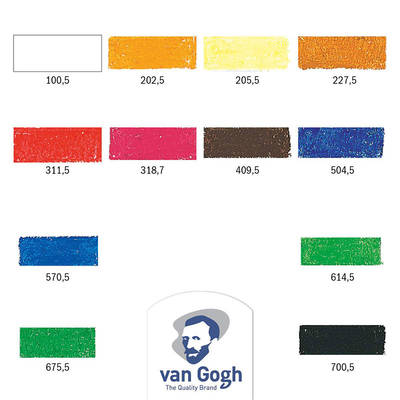 Van Gogh Yağlı Pastel Boya Seti 12li 95860012