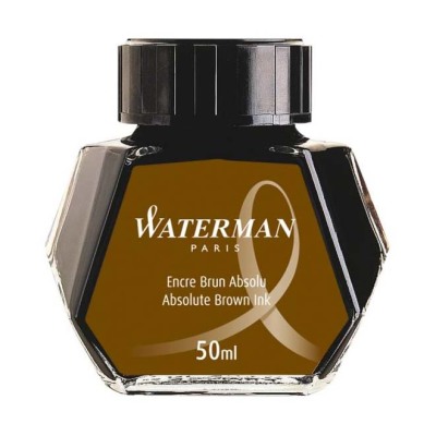 Waterman Dolma Kalem Mürekkebi Absolute Brown Ink 50ml