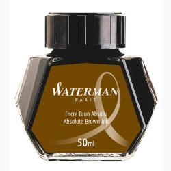 Waterman - Waterman Dolma Kalem Mürekkebi Absolute Brown Ink 50ml (1)