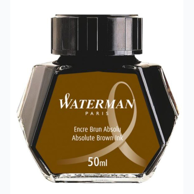 Waterman Dolma Kalem Mürekkebi Absolute Brown Ink 50ml