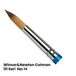 Winsor&Newton - Winsor&Newton 111 Seri Cotman Sulu Boya Fırçası No 14