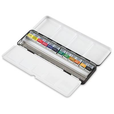 Winsor&Newton Artist Sulu Boya Seti 12li 1/2 Tablet Metal Kutu