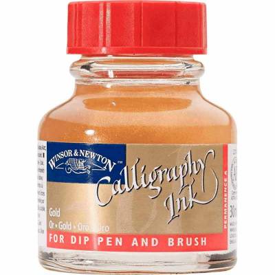 Winsor & Newton Calligraphy Mürekkebi 30ml Gold 283