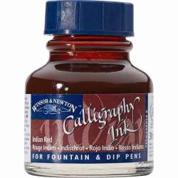 Winsor&Newton - Winsor & Newton Calligraphy Mürekkebi 30ml Indian Red 317