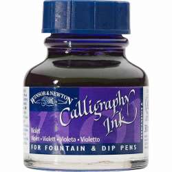 Winsor&Newton - Winsor & Newton Calligraphy Mürekkebi 30ml Violet 688