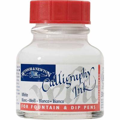 Winsor & Newton Calligraphy Mürekkebi 30ml White 702