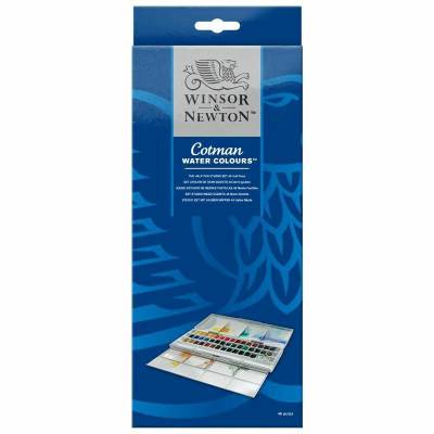 Winsor&Newton Cotman 45li Sulu Boya Seti 1/2 tablet