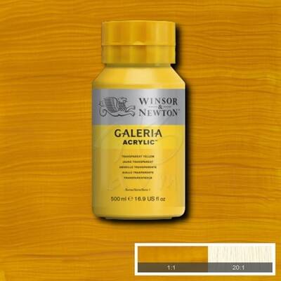 Winsor&Newton Galeria Akrilik Boya 500ml 653 Transparent Yellow