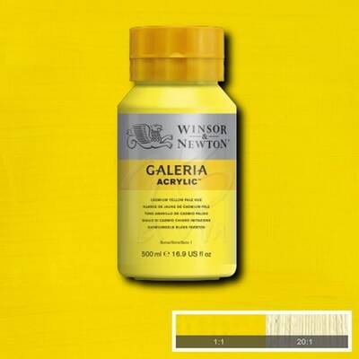 WN Galeria Akrilik Boya 500ml 114 Cadmium Yellow Pale Hue