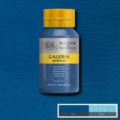 Winsor&Newton Galeria Akrilik Boya 500ml 232 Deep Turguoise