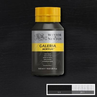 Winsor&Newton Galeria Akrilik Boya 500ml 331 Ivory Black