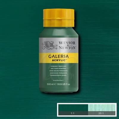 Winsor&Newton Galeria Akrilik Boya 500ml 482 Permanent Green Deep