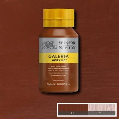 Winsor&Newton Galeria Akrilik Boya 500ml 074 Burnt Sienna