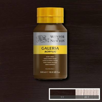 Winsor & Newton Galeria Akrilik Boya 500ml 076 Burnt Umber