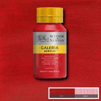 Winsor&Newton Galeria Akrilik Boya 500ml 095 Cadmium Red Hue