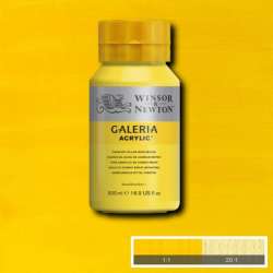 Galeria - Winsor & Newton Galeria Akrilik Boya 500ml 120 Cadmium Yellow Medium Hue