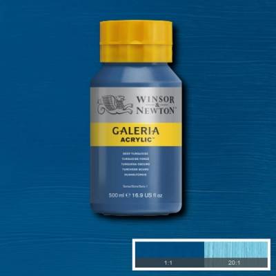 Winsor & Newton Galeria Akrilik Boya 500ml 232 Deep Turquoise