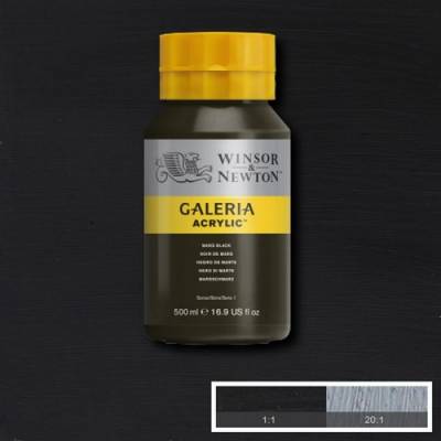 Winsor & Newton Galeria Akrilik Boya 500ml 386 Mars Black