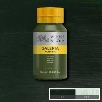 Winsor & Newton Galeria Akrilik Boya 500ml 447 Olive Green
