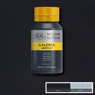 Winsor & Newton Galeria Akrilik Boya 500ml 465 Paynes Gray