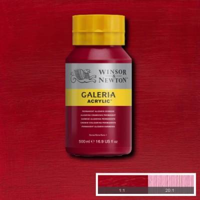 Winsor & Newton Galeria Akrilik Boya 500ml 466 Permanent Alizarin Crimson
