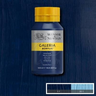 Winsor & Newton Galeria Akrilik Boya 500ml 516 Phthalo Blue