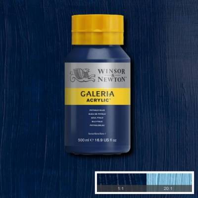 Winsor & Newton Galeria Akrilik Boya 500ml 516 Phthalo Blue