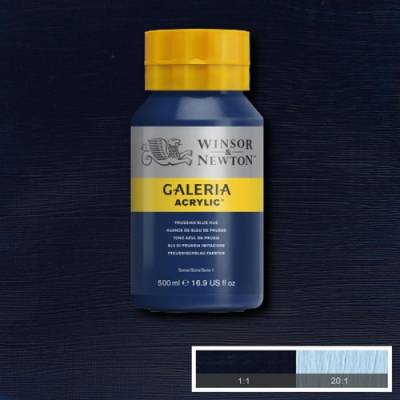 Winsor & Newton Galeria Akrilik Boya 500ml 541 Prussian Blue Hue