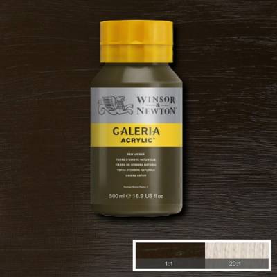 Winsor & Newton Galeria Akrilik Boya 500ml 554 Raw Umber