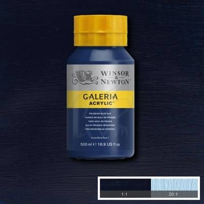 Winsor&Newton Galeria Akrilik Boya 500ml 541 Prussian Blue Hue