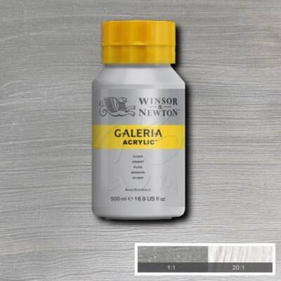 Winsor&Newton Galeria Akrilik Boya 500ml 617 Silver