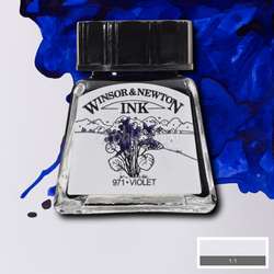 Winsor&Newton - Winsor&Newton Ink Çizim Mürekkebi 14 ml 688 Violet