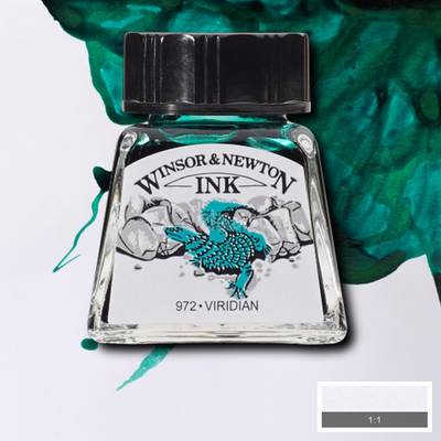 Winsor&Newton Ink Çizim Mürekkebi 14 ml 692 Viridian